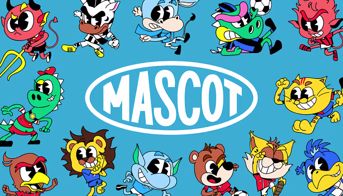 Cover image for Retro Football Mascots