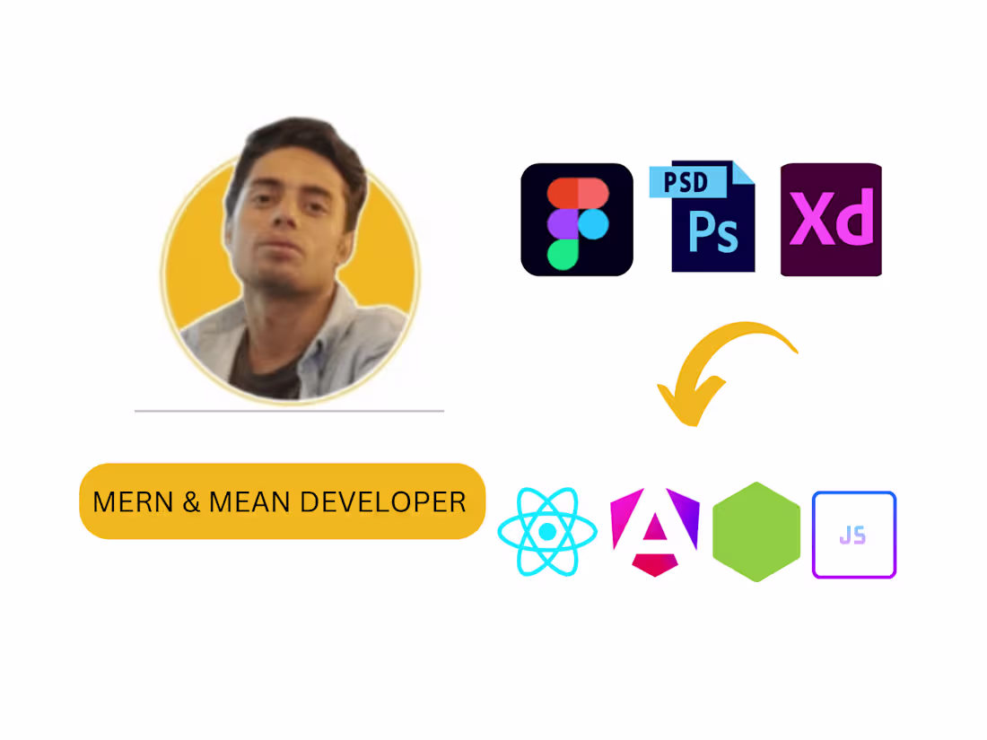 Cover image for I will make web app using angular, react js, node js, aws
