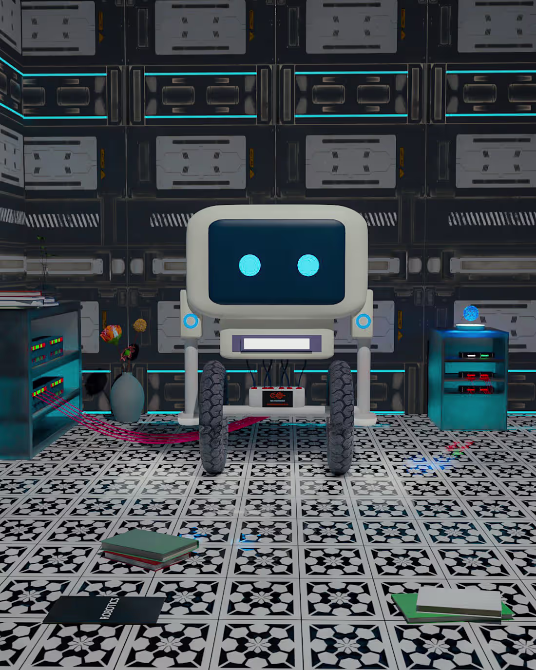 Cover image for Robo 3d blender model :: Behance