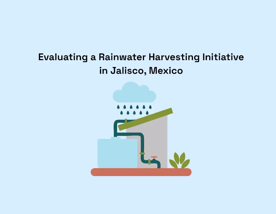 Cover image for Rainwater Harvesting Program Evaluation in Jalisco Schools