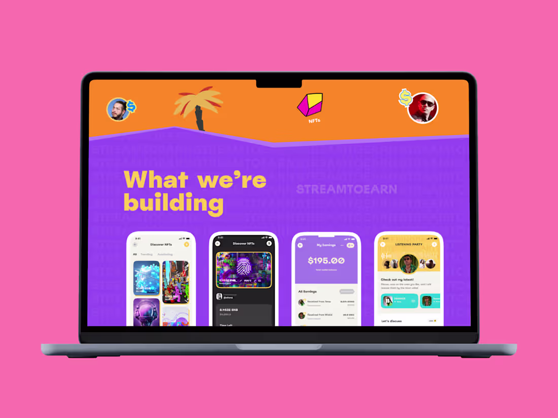 Cover image for A decentralized stream-to-earn music-fi & NFT musicverse