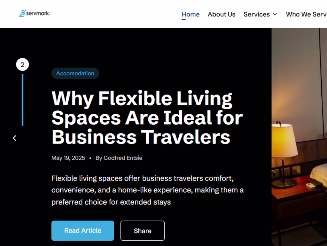 Cover image for Servmark Landing Page