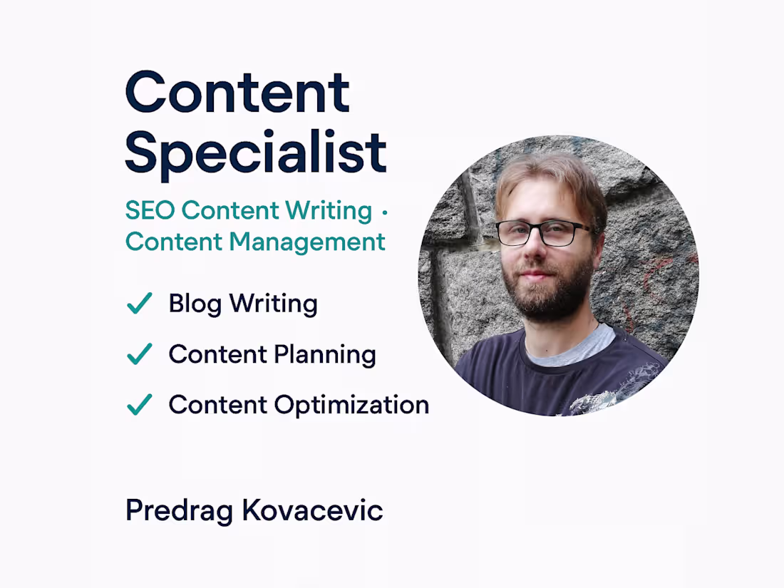 Cover image for SEO Content Writing & Content Management Services