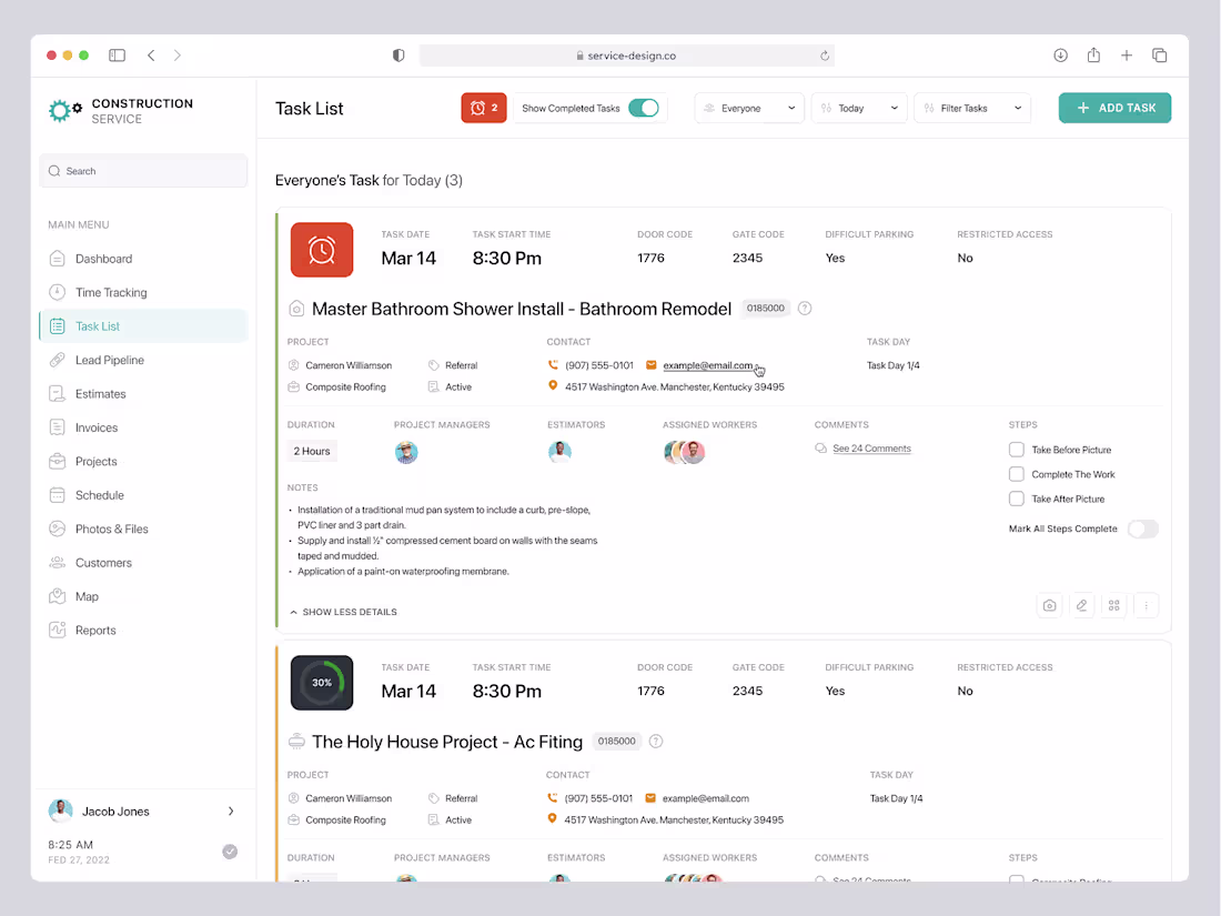Cover image for Construction Management (SaaS web app)