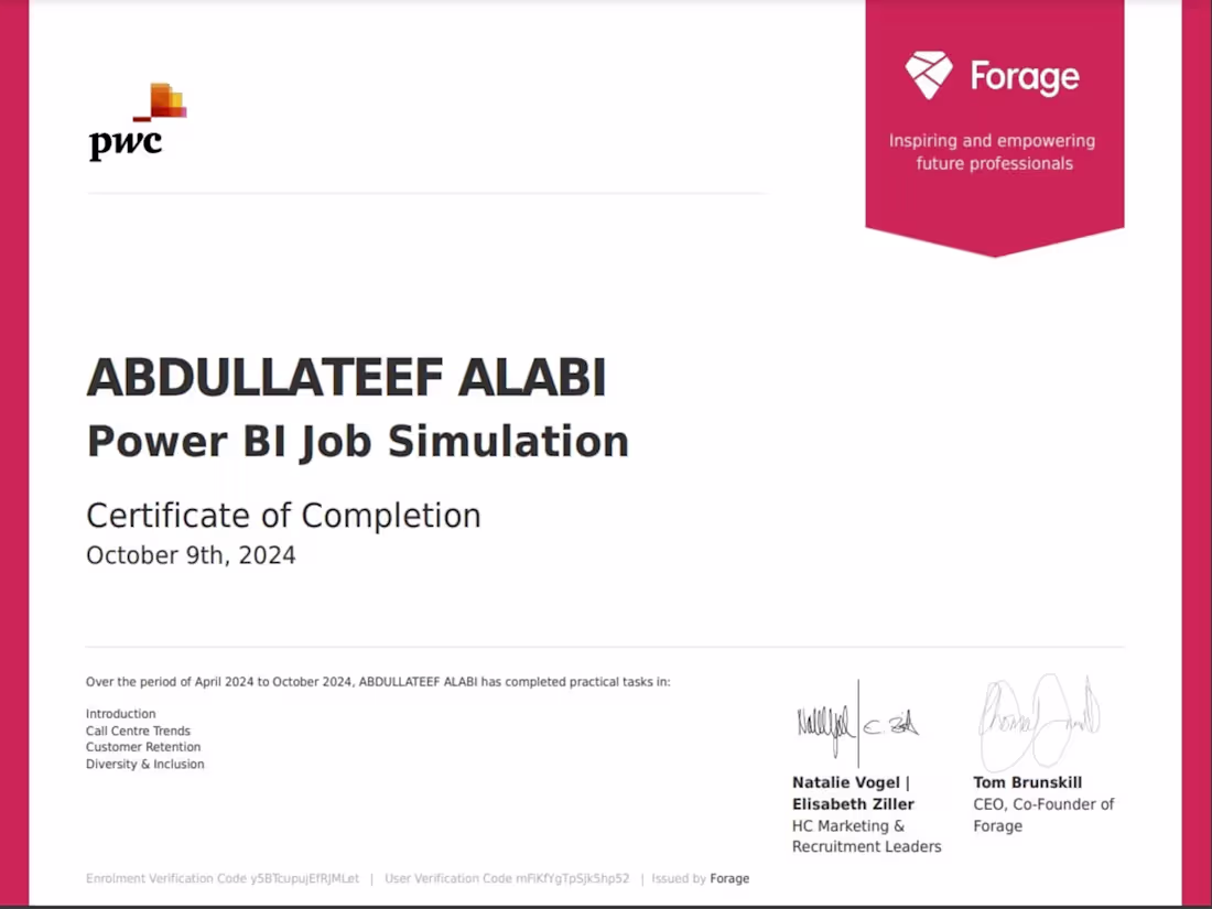 Cover image for PwC Switzerland Power BI