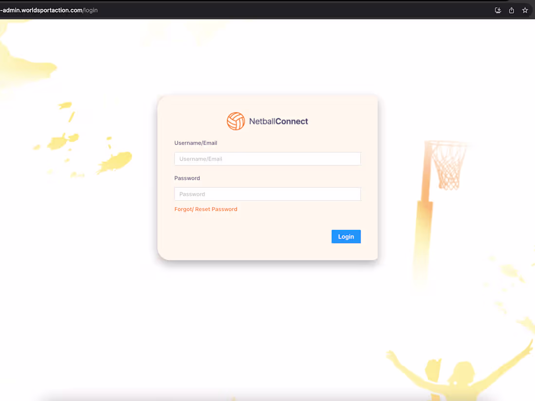 Cover image for Worlds Sports Action (Netball) - React.js