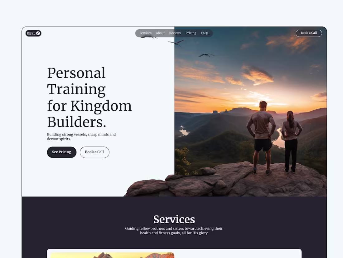 Cover image for Web Design: O'Brien Fitness & Lifestyle