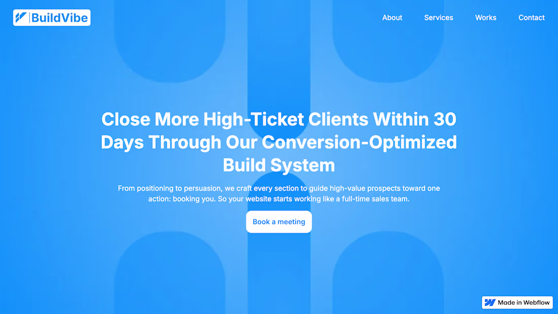 Cover image for This is a website for