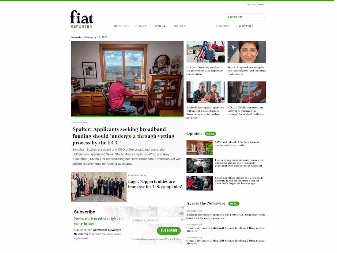 Cover image for FiatReporter