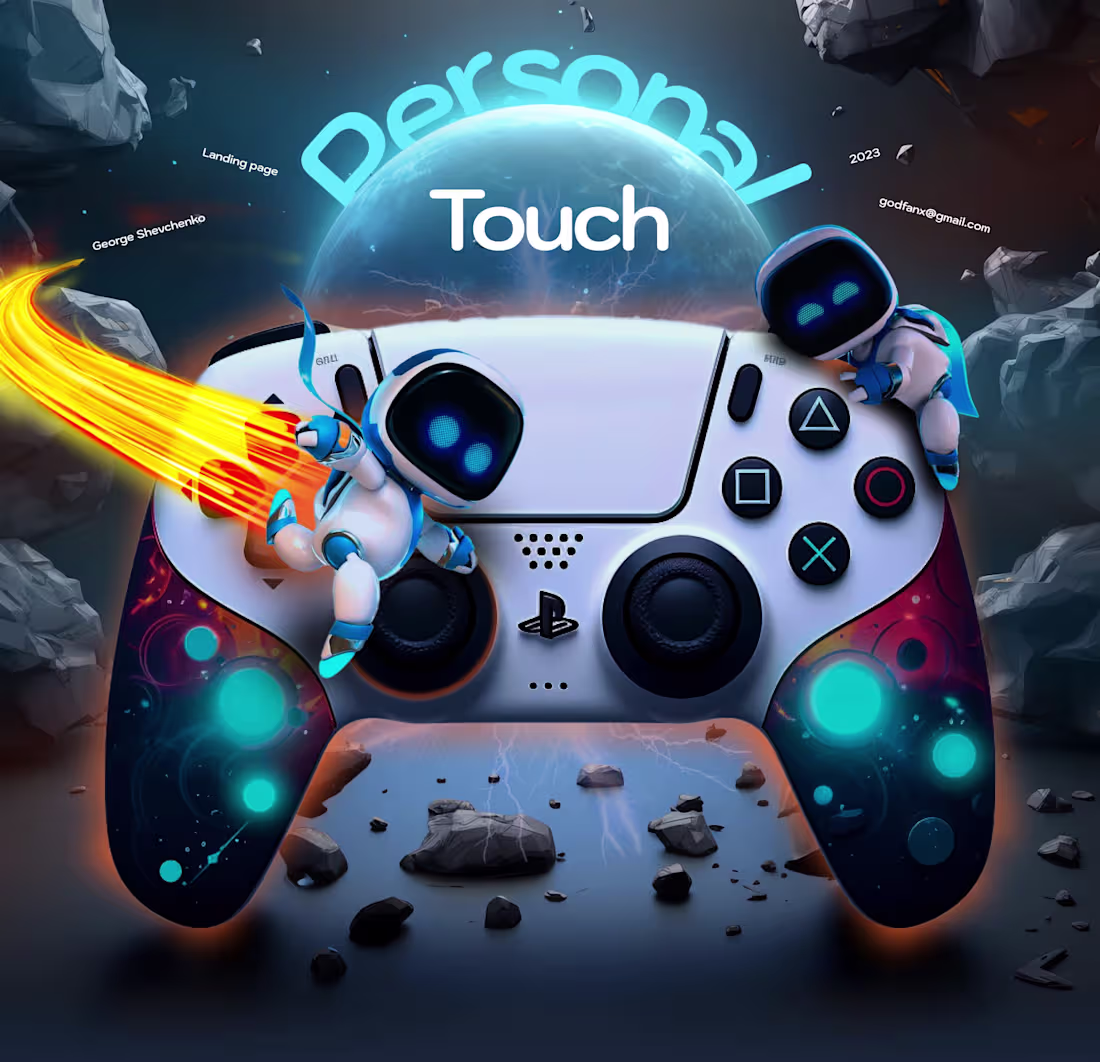 Cover image for [DualSense] Landing Page - Personal Touch