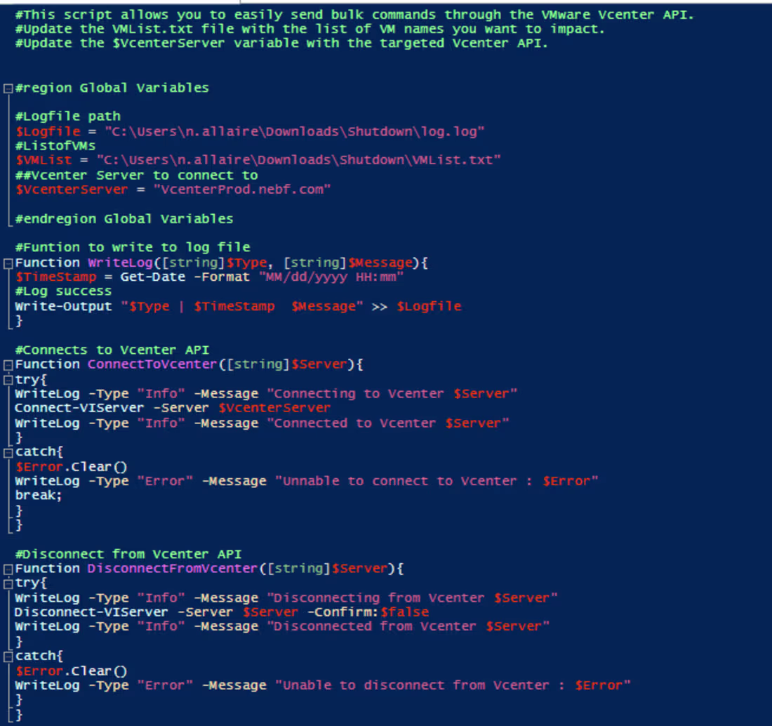 Cover image for Automate Tasks in VMware vSphere using PowerShell and API