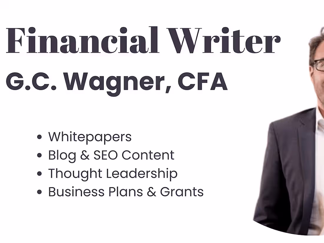 Cover image for German Financial Writer - Localise Translation (EN - DE)