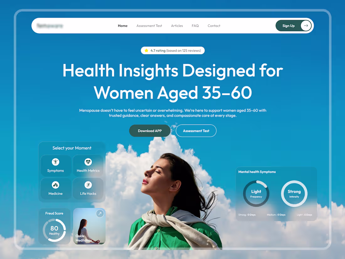 Cover image for Currently designing the landing page