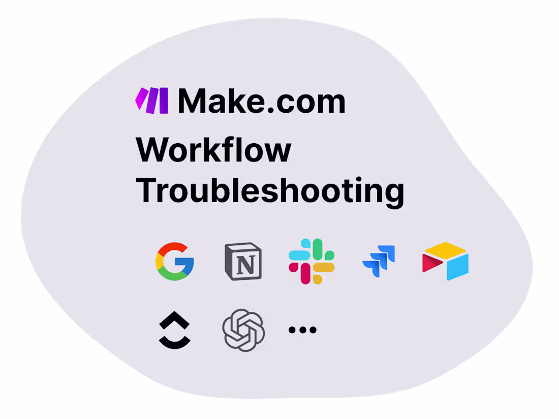 Cover image for Make.com Workflow Troubleshooting