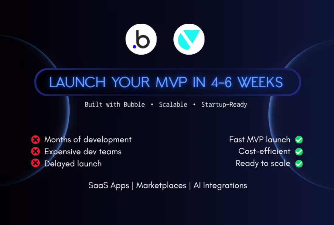 Cover image for Bubble.io MVP Development