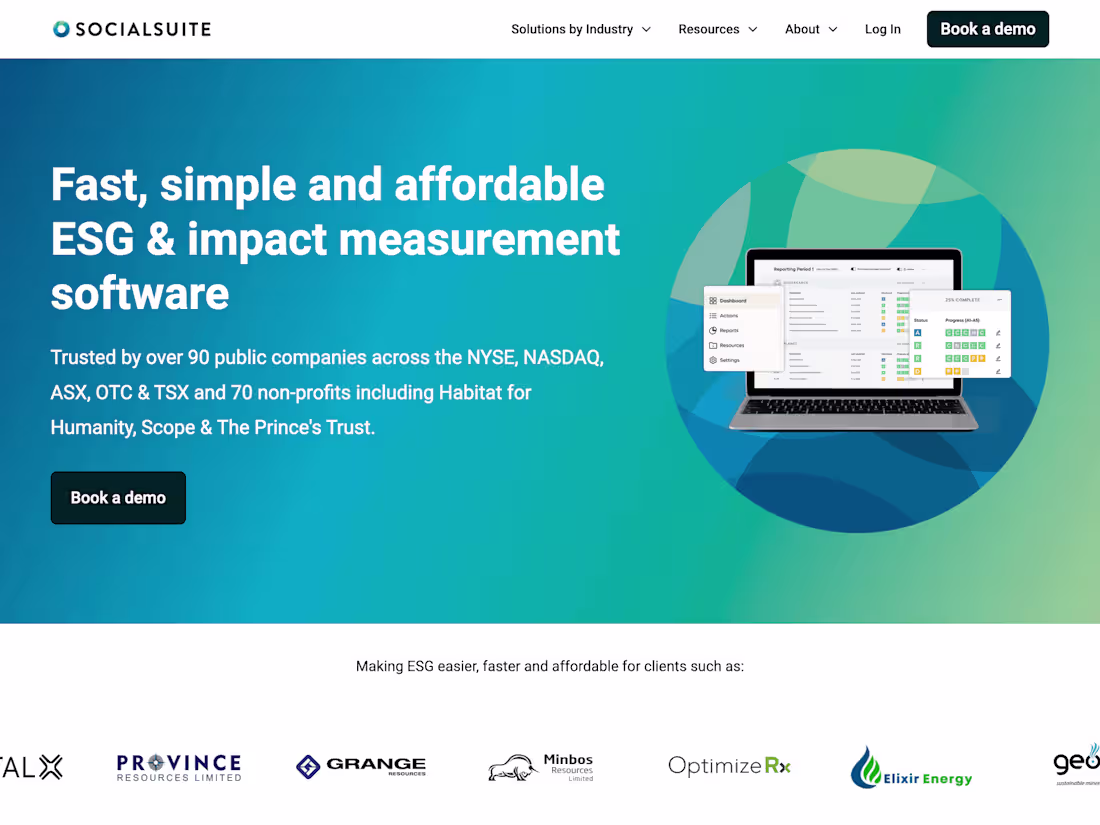 Cover image for Socialsuite - Webflow SaaS Website