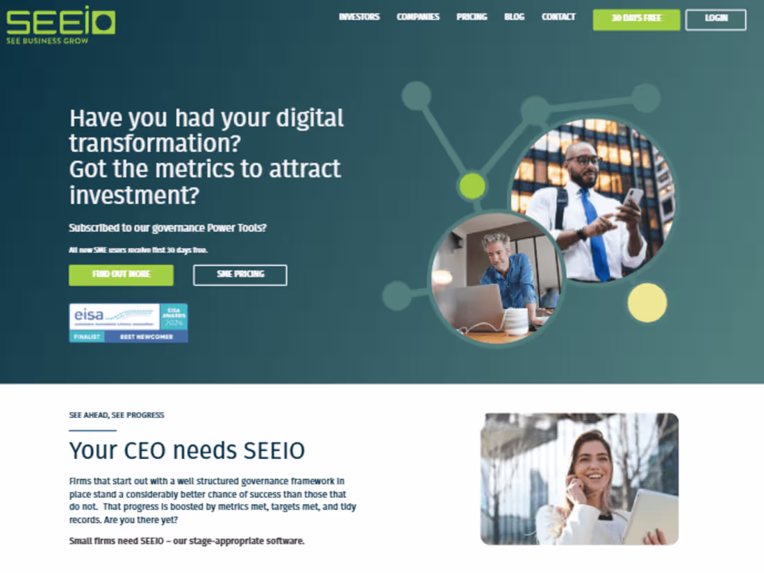 Cover image for SEEIO: See business grow