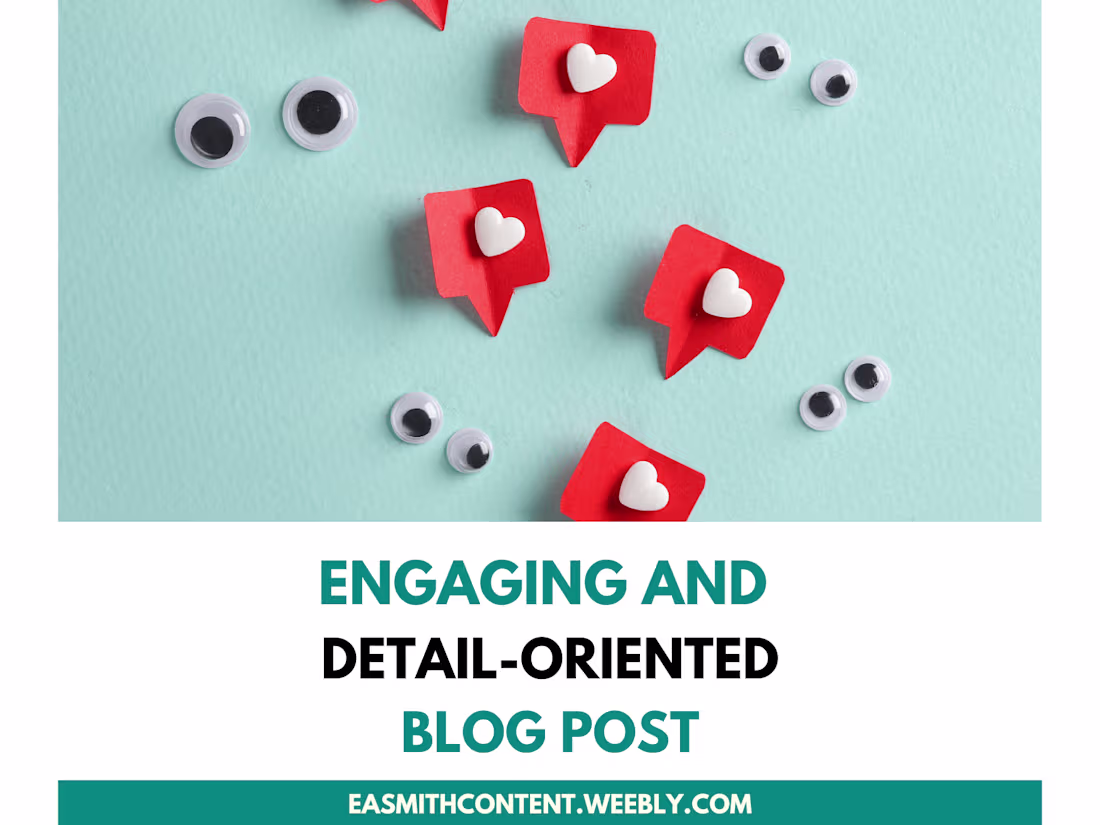 Cover image for Engaging and thoughtful blog post writing services