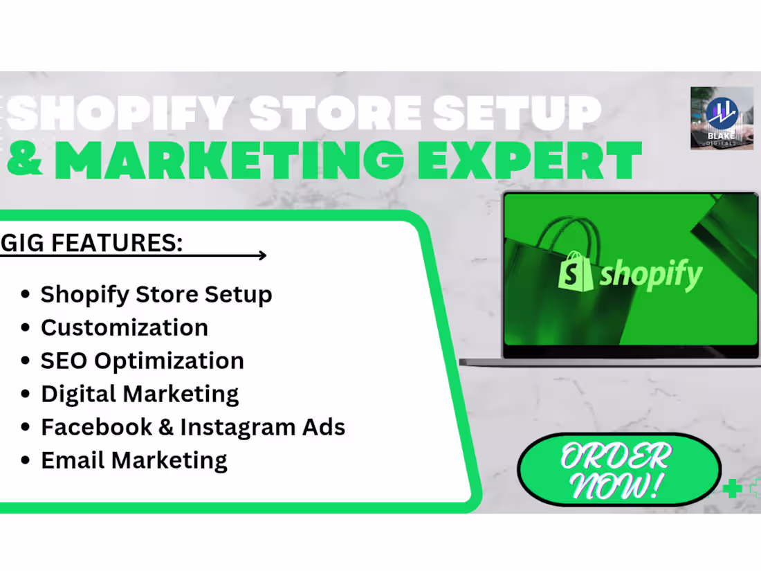 Cover image for Expert E-Commerce Management | Shopify, SEO & Growth Strategies