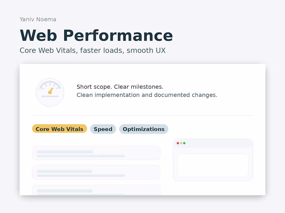 Cover image for Fix Core Web Vitals and Speed Up Your Website