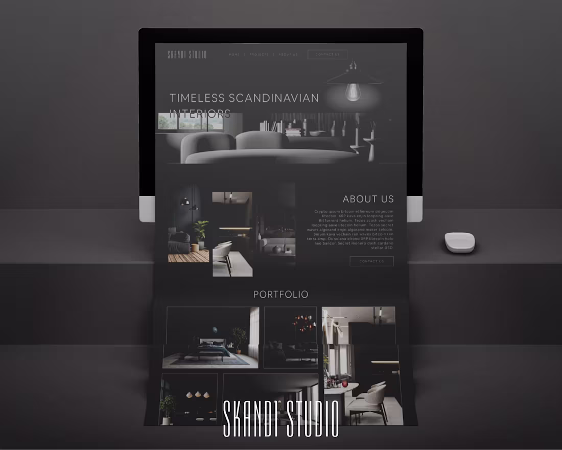 Cover image for UX/UI landing page/one pager design