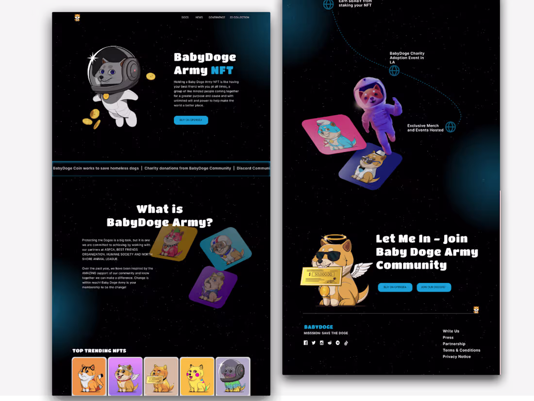 Cover image for NFT Landing page