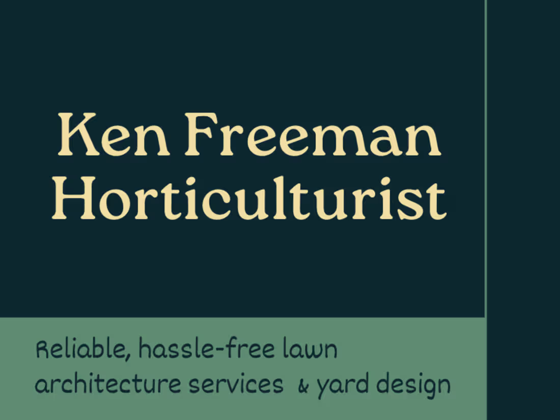 Cover image for Landscaping Business Card