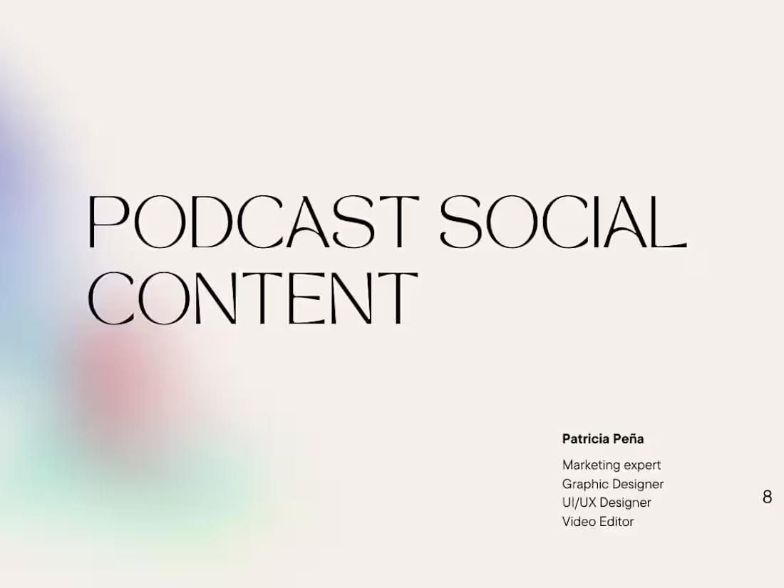 Cover image for 🎙️Pod to Perfection | Podcast Social Content + Video Editing