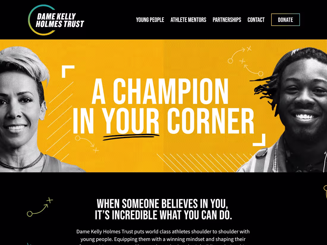 Cover image for Dame Kelly Holmes Trust