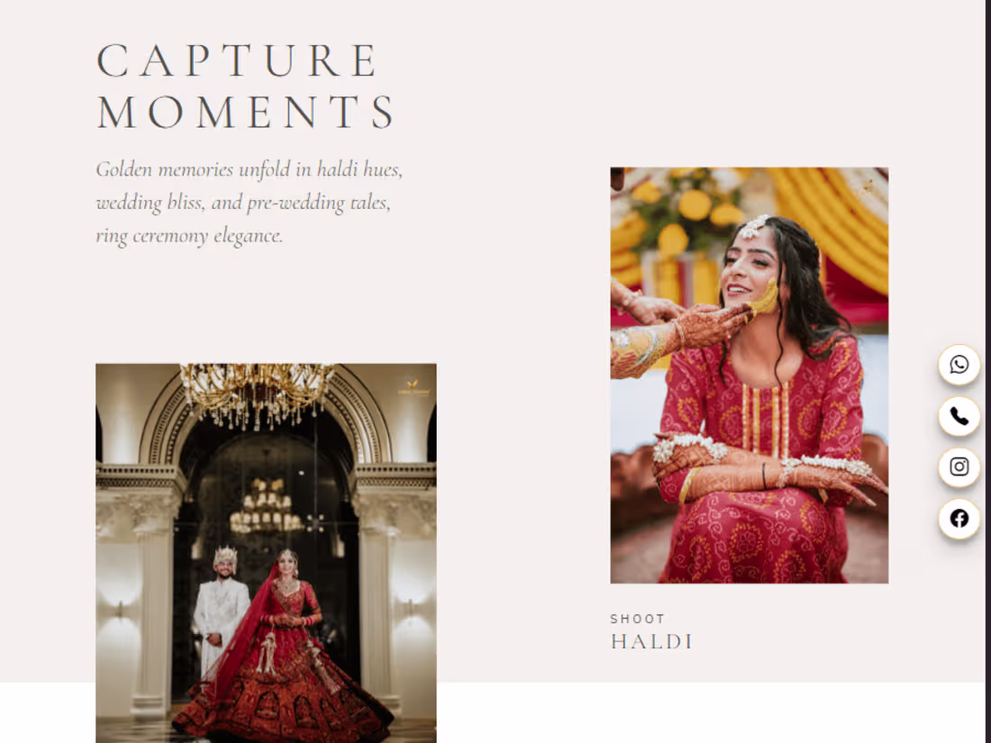 Cover image for Custom Wedding Photography Website