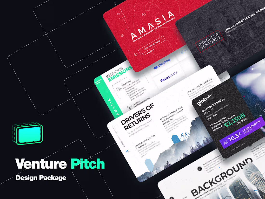 Cover image for Venture Pitch Design Package