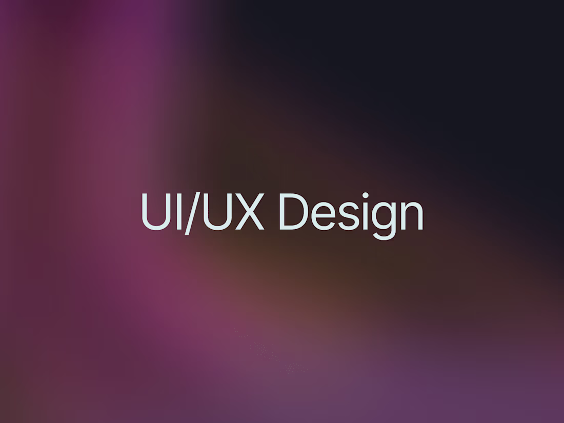 Cover image for UI/UX Design