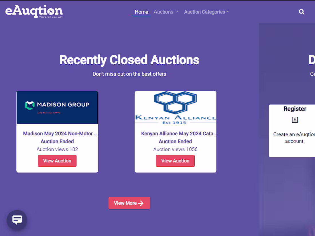 Cover image for eAuqtion