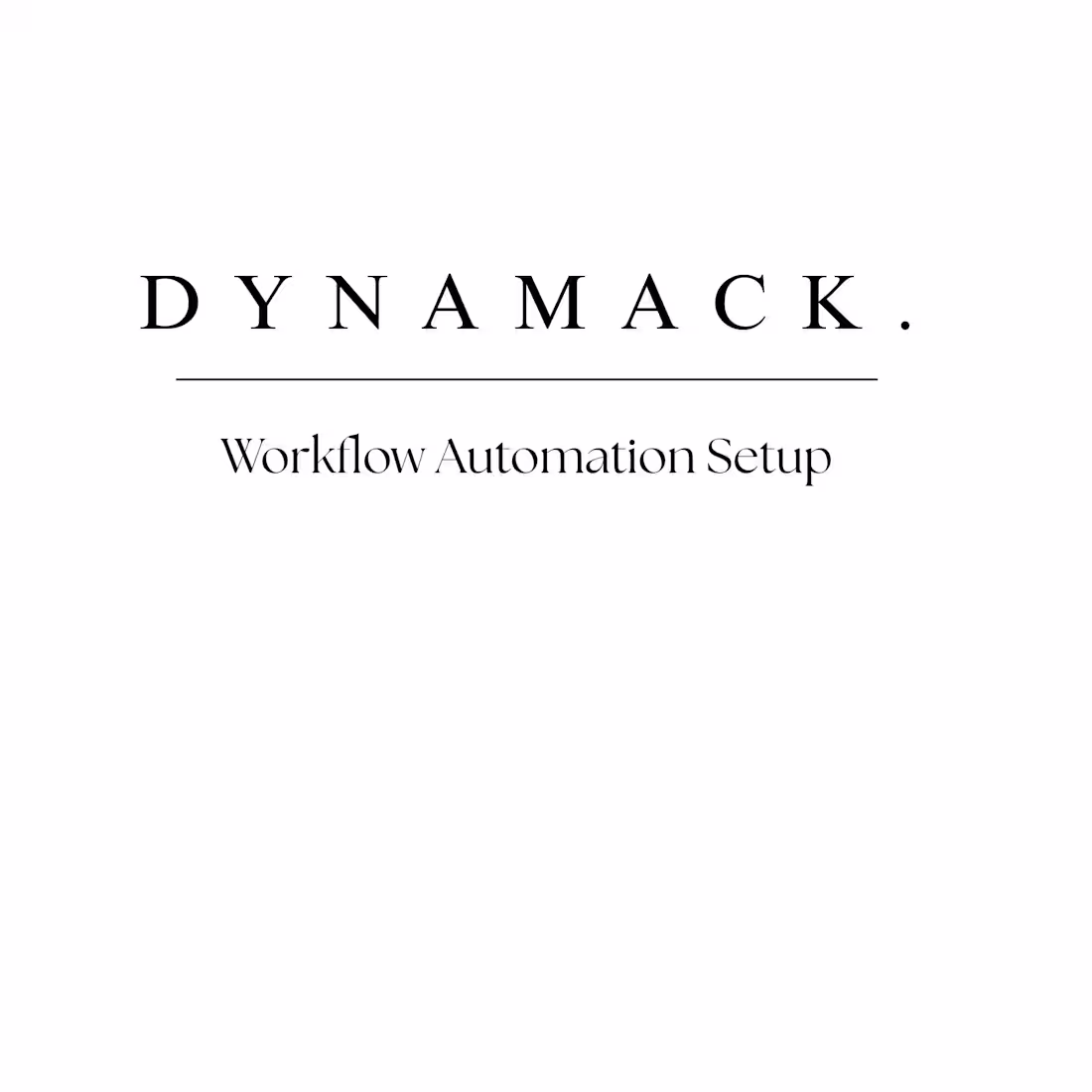 Cover image for Workflow Automation Setup