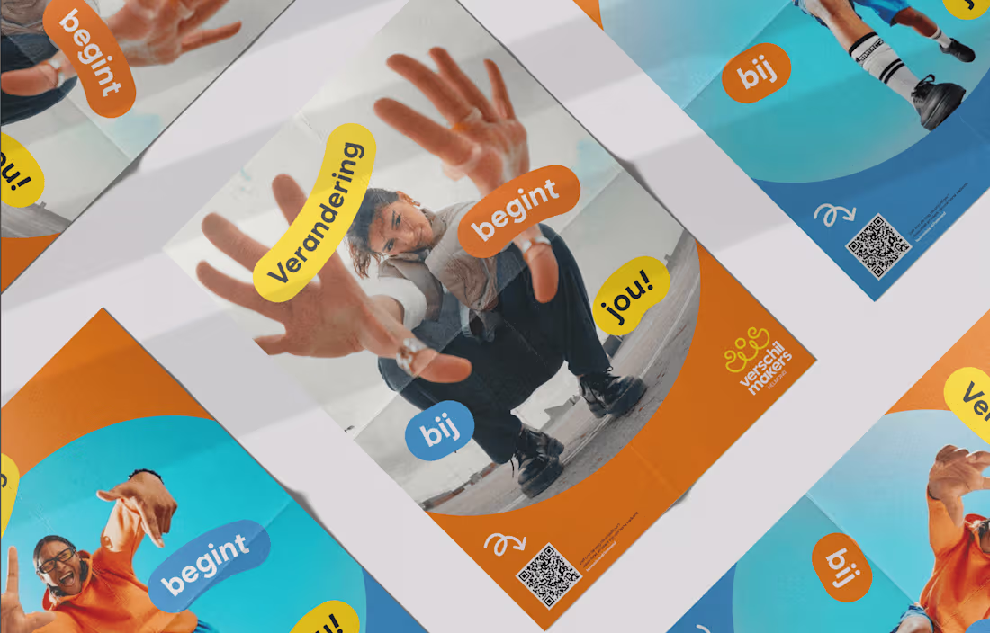 Cover image for Visual identity De Verschilmakers