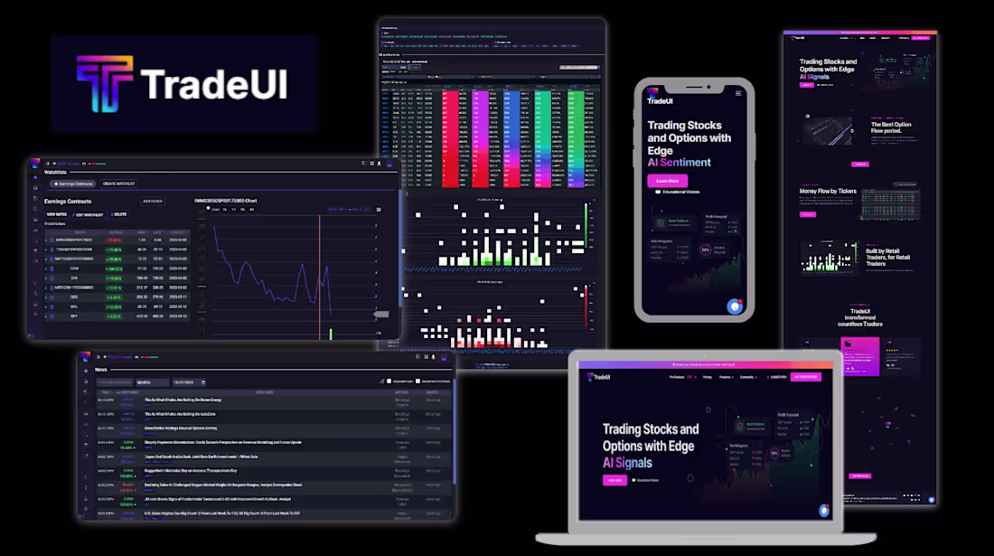 Cover image for TradeUI | High Confidence Data-driven Trading