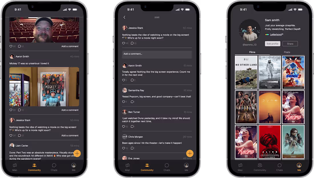 Cover image for Cinema Community App: Case Study