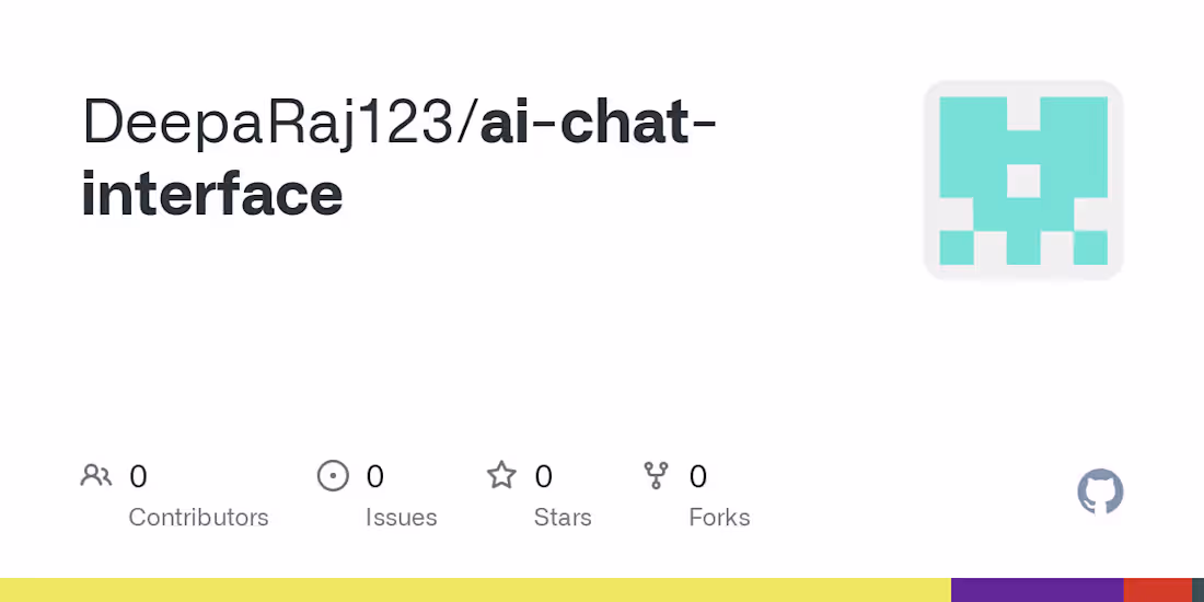 Cover image for DeepaRaj123/ai-chat-interface