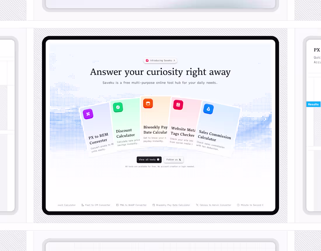 Cover image for New year, new design. Saveku (https://saveku.com) website's ...