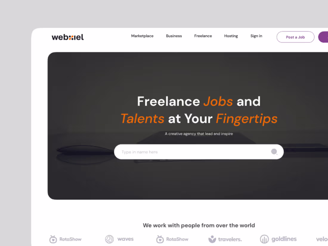 Cover image for Webxiel Freelance Website