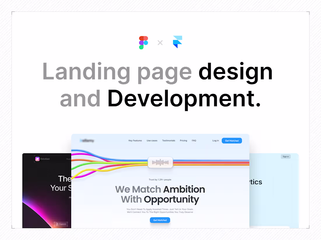 Cover image for Landing page in Framer