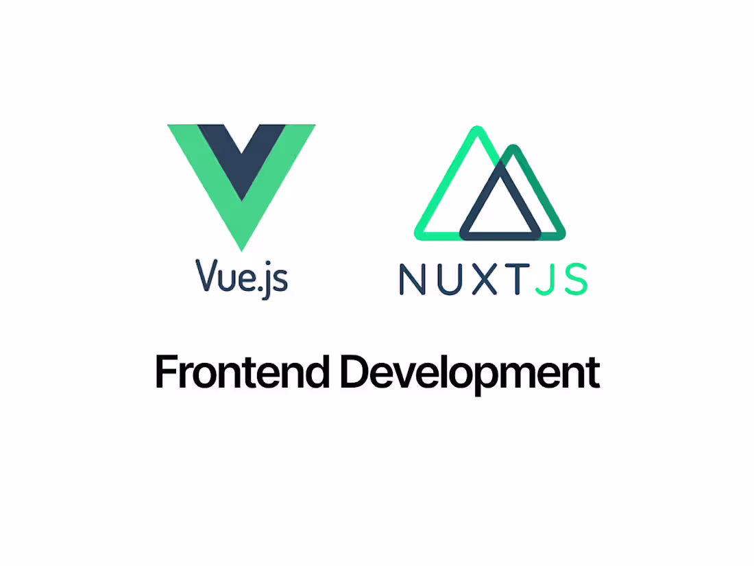 Cover image for Vue or Nuxt Frontend Development (Full Project Start to Finish)