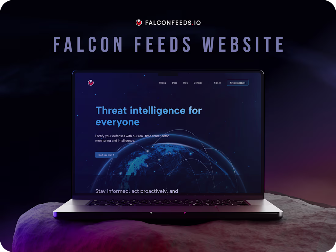 Cover image for FalconFeeds Website
