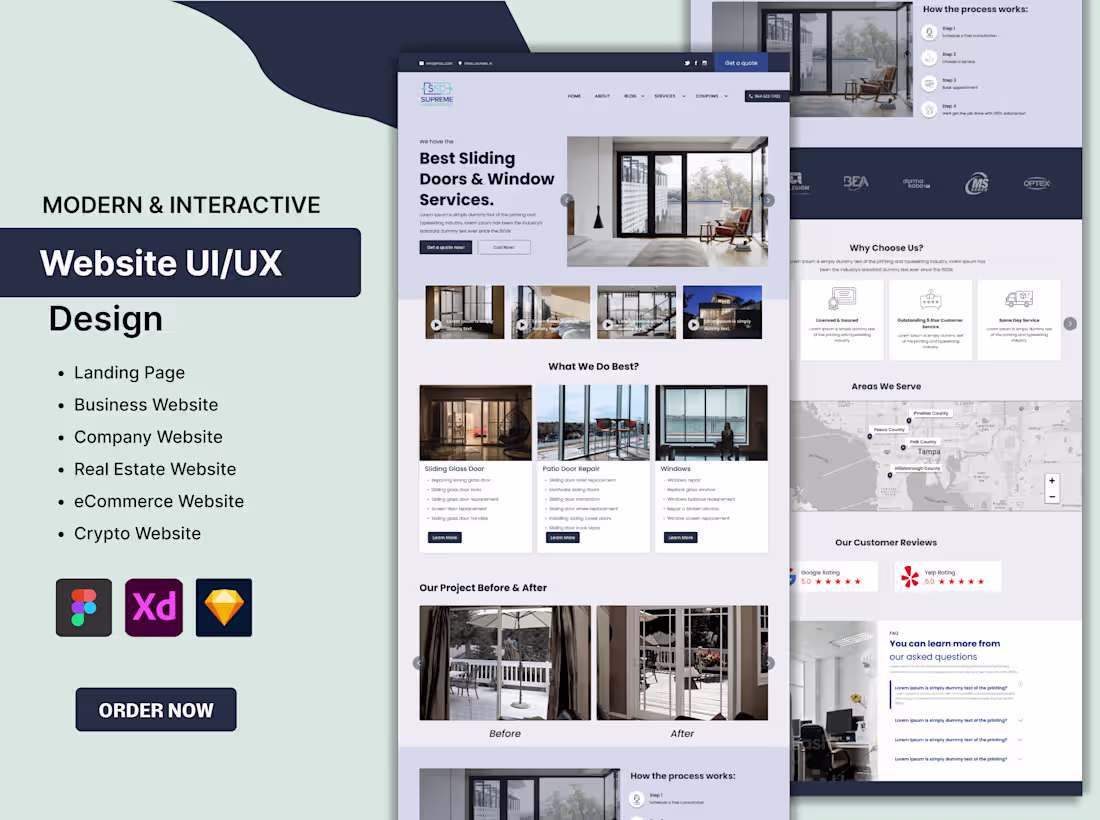 Cover image for Supreme Sliding Door Website