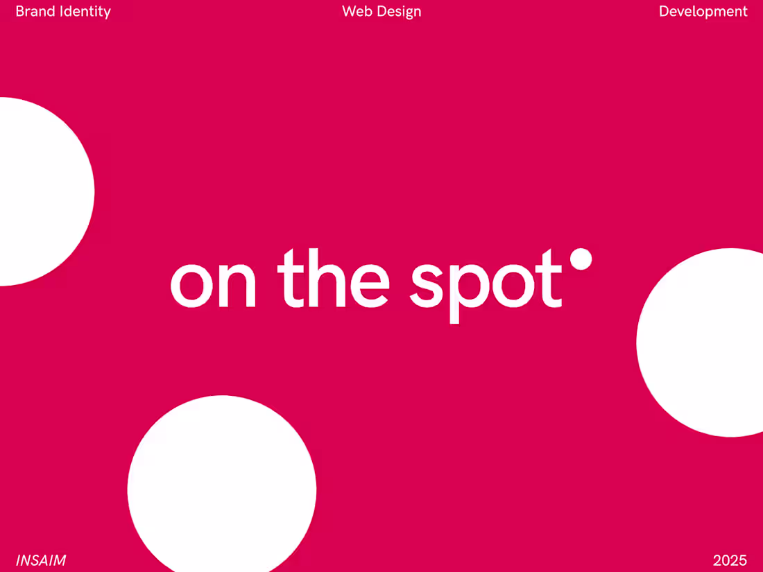Cover image for OnTheSpot - Branding, Communications and Website Design