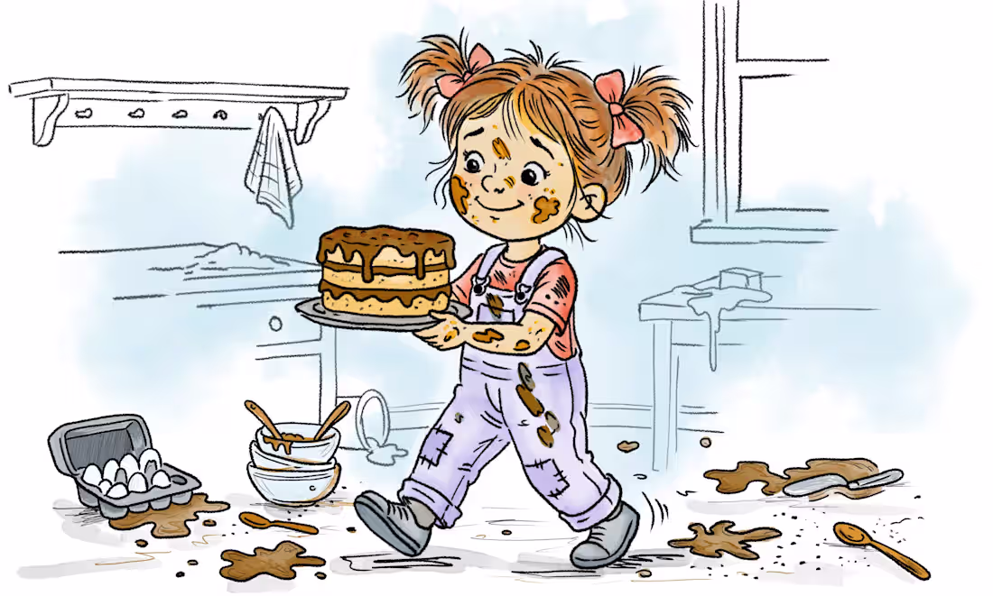 Cover image for Enchanting Watercolor Illustrations for Children’s Book