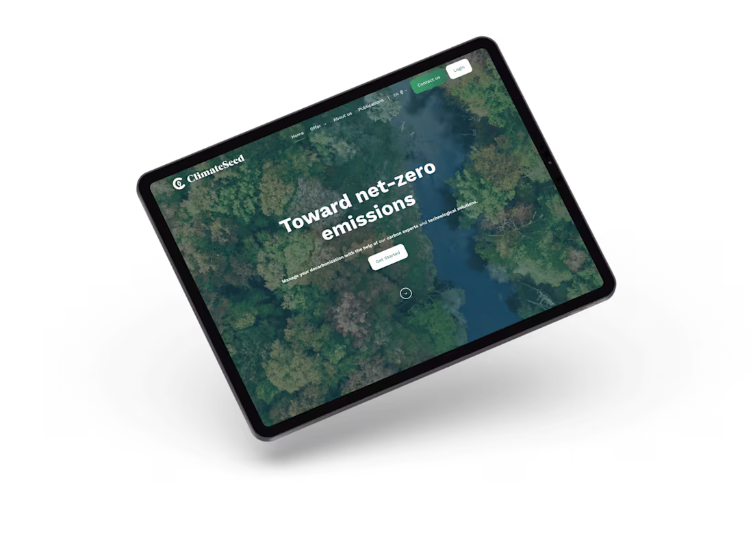 Cover image for ClimateSeed | Let’s save the planet together ⎈︎