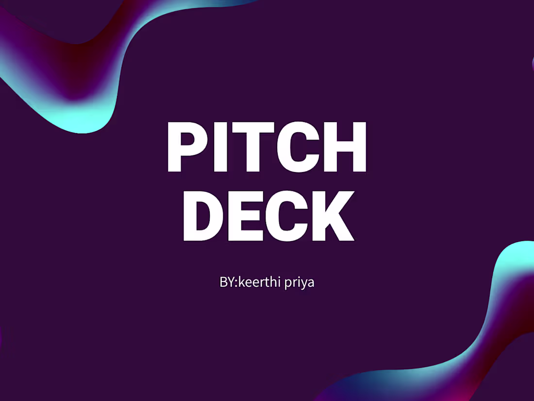 Cover image for AI-Powered Presentation & Pitch Deck Design