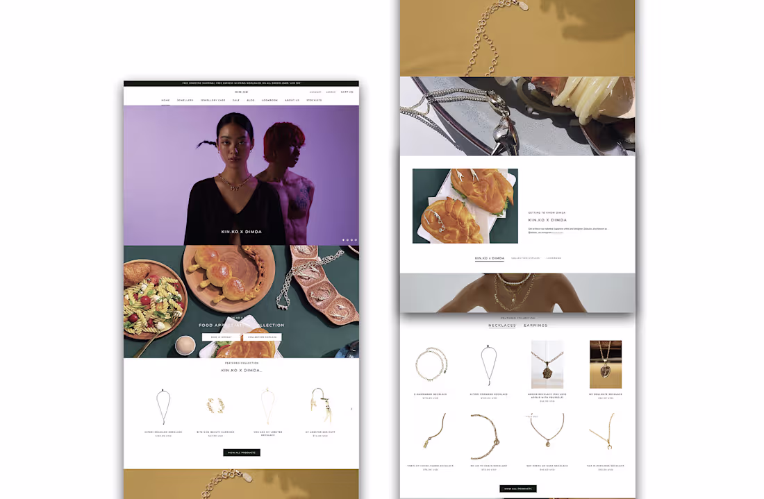 Cover image for Web Design  for KIN.KO