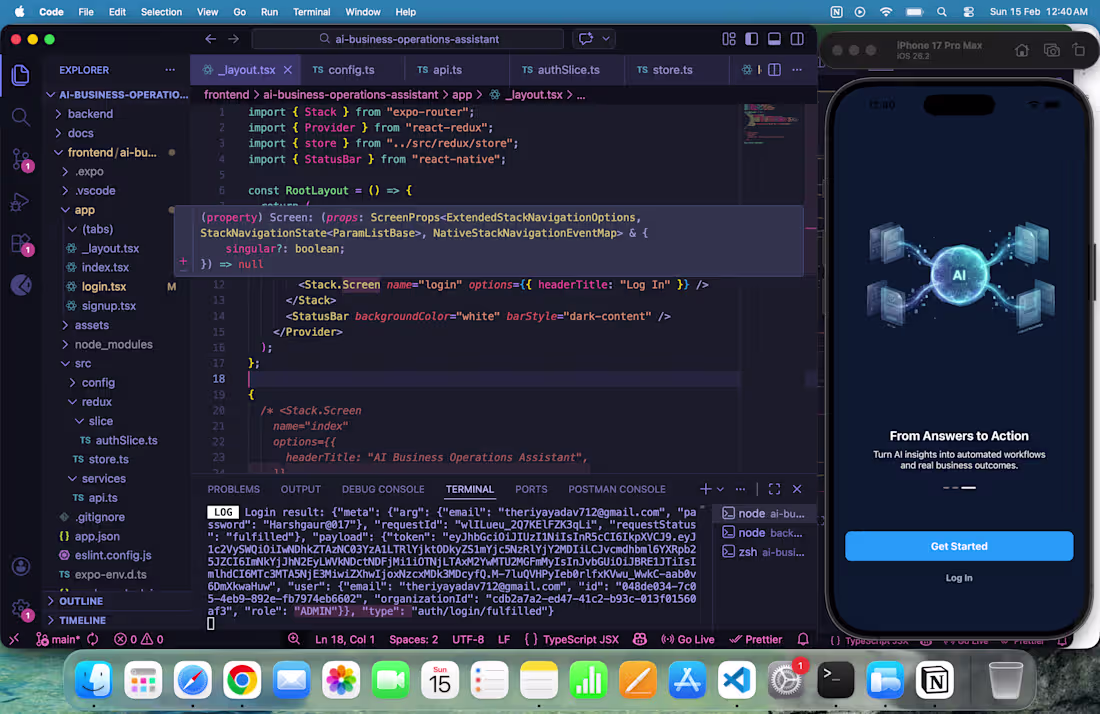 Cover image for AI-Powered Business Assistant (Multi-Tenant RAG